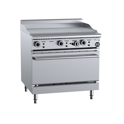 B+S Black OV-GRP9 - Gas Oven with 900mm Grill Plate - OV-GRP9