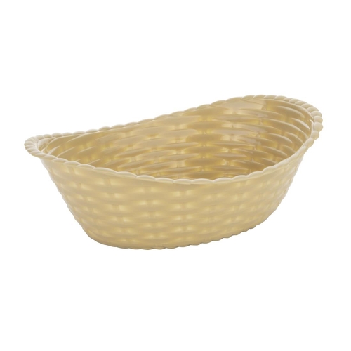 Olympia Kristallon Oval Polypropylene Basket 215x160mm - P017