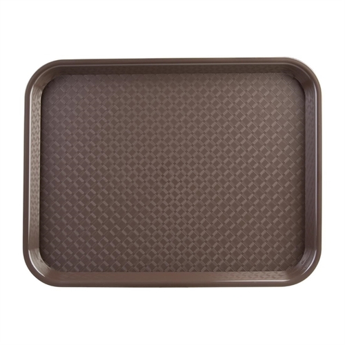 Olympia Kristallon Foodservice Tray 350x450mm Dark Brown  - P509