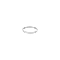 Tart Ring 140x20mm 18/8 Stainless Steel  - P780-014