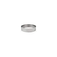 Tart Ring 80x45mm 18/8 Stainless Steel  - P782-008