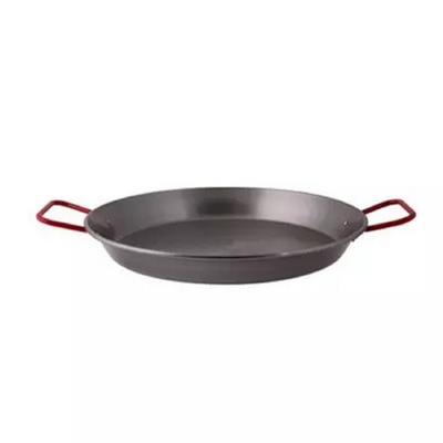 Pujadas Paella Pan 380mm Black Steel  - P994-038