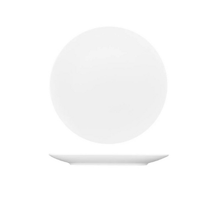 AFC Pacific Bone China Coupe Plate 250mm (Box of 12) - PA4250