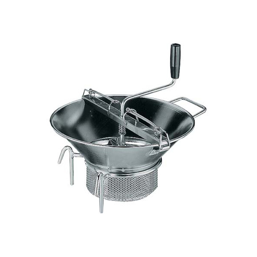 Paderno Heavy Duty Food Mill with 3mm Blade  - Stainless Steel 18/10 - 370mm - PD2574-37