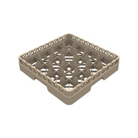 Pujadas 16 Compartment Glass Rack (Maximum Glass Diameter 113mm) 500x500x80mm - PDR5160