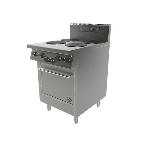 Goldstein PE4S20 - 4 x Solid Plates Electric Cooktop with Oven - PE4S20