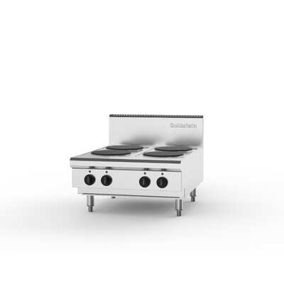 Goldstein PEB4S-X - 4 x Electric Solid Plates Cooktop - PEB4S-X