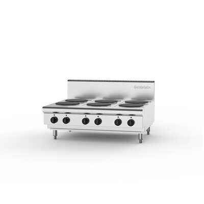 Goldstein PEB6S-X - 6 x Electric Solid Plates Cooktop - PEB6S-X