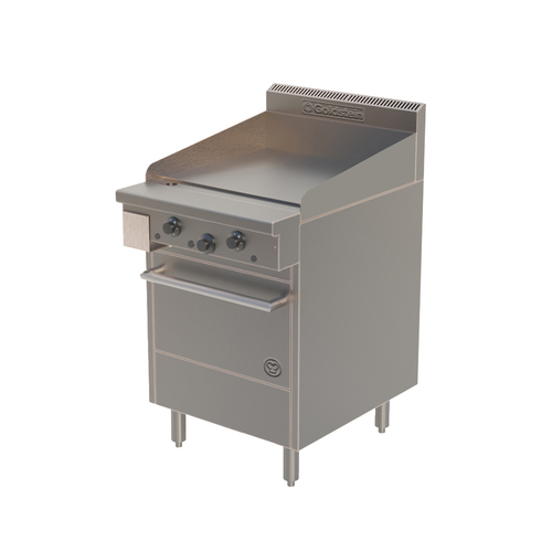 Goldstein PF24G20 - 600mm Gas Griddle With Oven - PF24G20