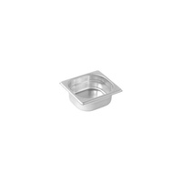 Pujadas 1/6 Size Gastronorm Pan 176x162x200mm / 3.5Lt - 18/10 Stainless Steel - PG162001