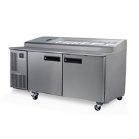Skope PG500 PIZZA - 2 Solid Door 2/1 Pizza GN Fridge - PG500-PIZZA
