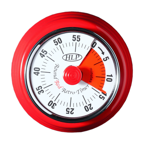 Timer Platinum Range Rd. Red 0-60 minute - Red - PLA-952