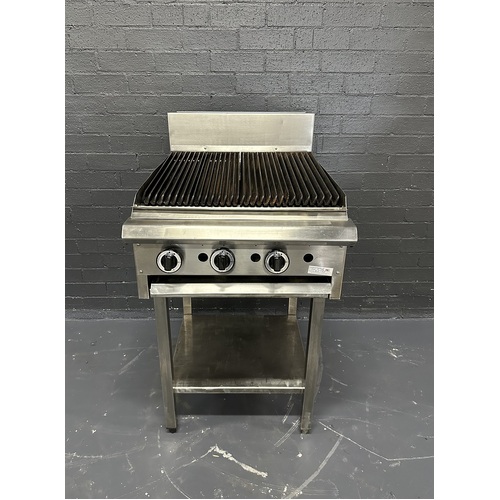 Pre-Owned 600mm Gas 3 Burner Chargrill on Stand - PO-1467