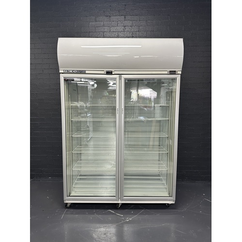 Pre-Owned Skope SKF1300XL-2D - 2 Door Glass Upright Freezer - PO-1469