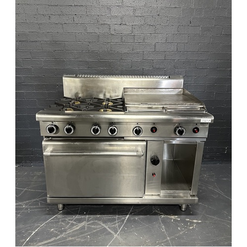 Pre-Owned Waldorf RN8816G - 4 Burner Gas Cooktop with 600mm Griddle and Oven - PO-1499