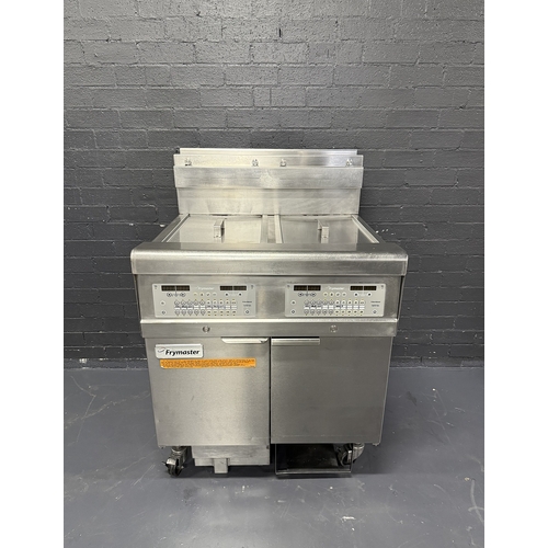 Pre-Owned Frymaster 2FQE30U - Filterquick 2 x 15 Litre Gas Fryer with Auto Filtration - PO-1766