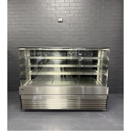 Pre-Owned Koldtech SQRCD.18 - Square Glass Cake Display 1800mm - PO-1776