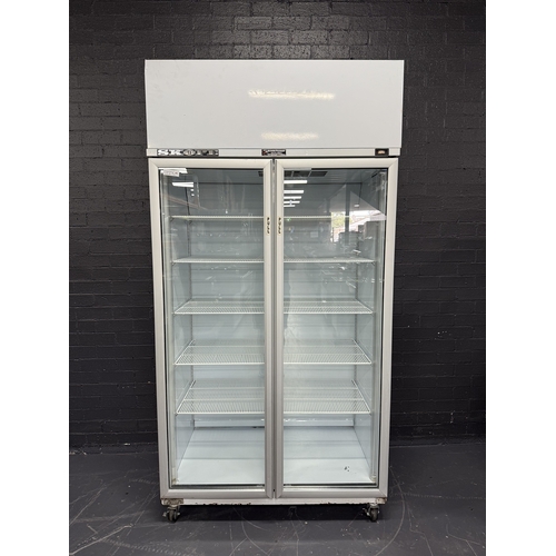 Pre-Owned Skope TME1000-H - 2 Door Glass Upright Display Fridge - PO-1799