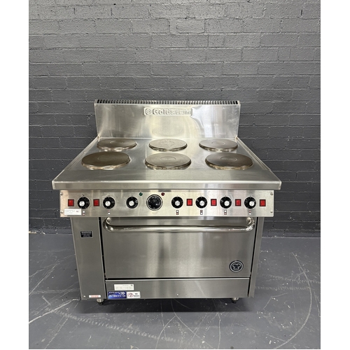 Pre-Owned Goldstein PE6S28 - Electric 6 Raidant Plates with Oven - 3 Phase - PO-1800