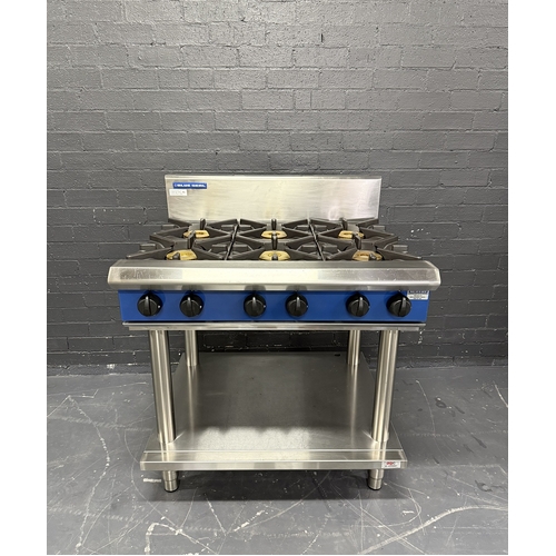 Pre-Owned Blue Seal G516D-LS - 6 Burner Gas Cooktop on Stand - PO-1848