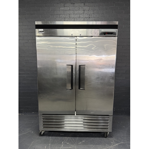 Pre-Owned Austune AMCT-49R - 2 Door Solid Upright Storage Fridge - PO-1886