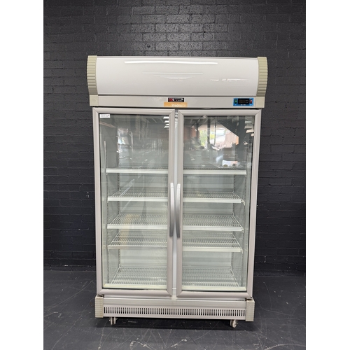 Pre-Owned Streamline MCD-20TM - 2 Door Glass Upright Display Fridge - PO-1889