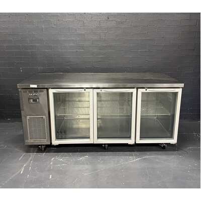 Pre-Owned Skipio SGR18-3 - 3 Door Glass Underbench Fridge - PO-1934