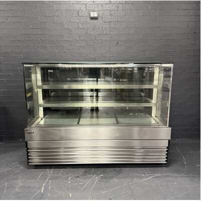 Pre-Owned Koldtech SQRCD.18 - Square Glass Cold Cake Display 1800mm - PO-1941