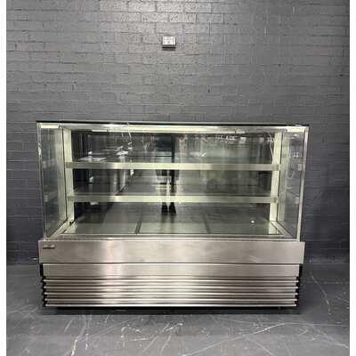 Pre-Owned Koldtech SQRCD.18 - Square Glass Cold Cake Display 1800mm - PO-1946