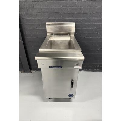 Pre-Owned Goldstein FRG1L - Flat Bottom Gas Fish Deep Fryer - PO-1986