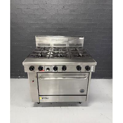 Pre-Owned Goldstein PF628 - 6 Burner Gas Cooktop with Oven - PO-1999