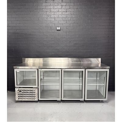 Pre-Owned Anvil UBG6240 - 3 1/2 Glass Door Underbench Fridge - PO-2000
