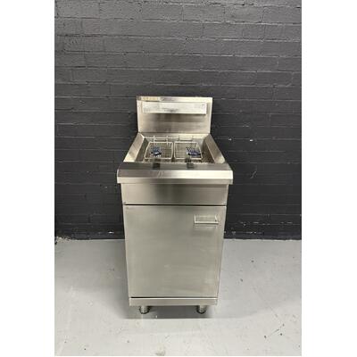 Pre-Owned Luus FV-45 - Single Pan Gas Fryer - Nat Gas - PO-2005
