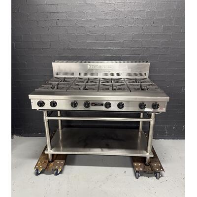 Pre-Owned Goldstein PFB48 - 8 Burner Gas Cooktop on Stand - PO-2009