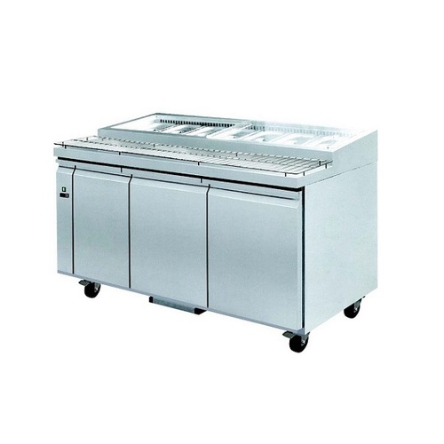 Thermaster PWB150 - Stainless Steel Pizza Prep Workbench Fridge - 1500mm - PWB150