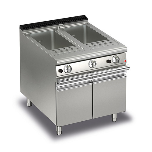 Baron Q70CP/G800 - 2 x 26L Double Basin Gas Pasta Cooker - Q70CP-G800