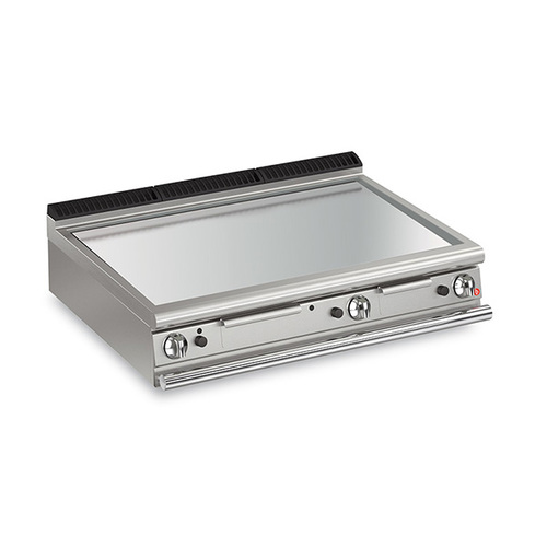 Baron Q70FTT-G1205 - 3 Burner Gas Fry Top With Smooth Chrome Plate  - Q70FTT-G1205