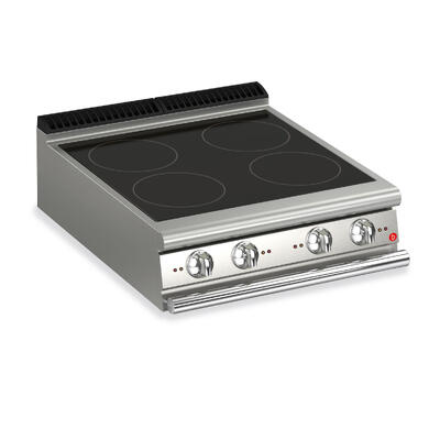 Baron Q70PC/IND801 - 4 Burner Bench Model Electric Induction Cook Top (700 Series) - Q70PC-IND801