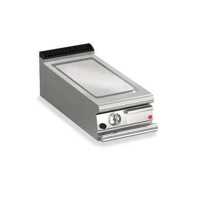 Baron Q70SFT/G400 - Gas Fry Top with Smooth Mild Steel Plate 400mm - Q70SFT-G400