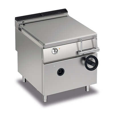 Baron Q90BR/G80 - 80L Gas Bratt Pan with Manual Tilting - Q90BR-G80