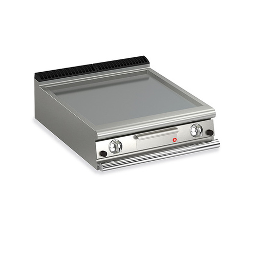 Baron Q90FT-G800 - 2 Burner Gas Fry Top With Smooth Mild Steel Plate - Q90FT-G800