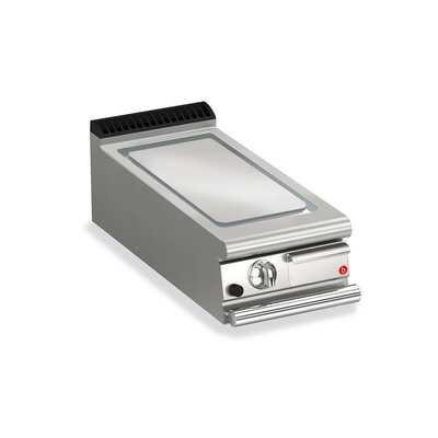 Baron Q90SFT/G400 - Gas Fry Top With Smooth Mild Steel Plate - 400mm - Q90SFT-G400
