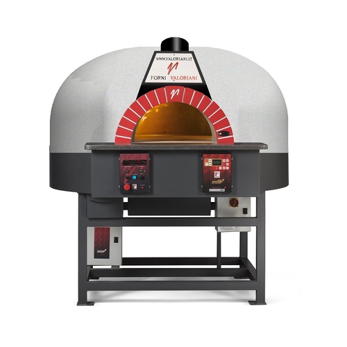 Valoriani R100 Wood/Gas - Rotating Woodfire/Gas Pizza Oven - 7 Pizzas - R100WOOD-GAS