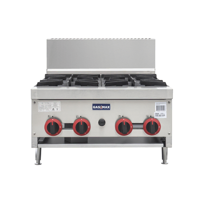 Gasmax RB-4E - 4 Burner Gas Cooktop - Natural Gas - RB-4E