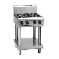 Waldorf RN8400G-LS - 4 Burner Gas Cooktop on Leg Stand - RN8400G-LS
