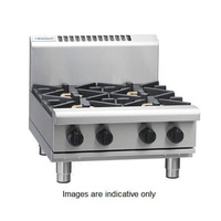 Waldorf RN8403G-B - 2 Burner Cooktop + 300mm Griddle Plate - Bench Model - RN8403G-B