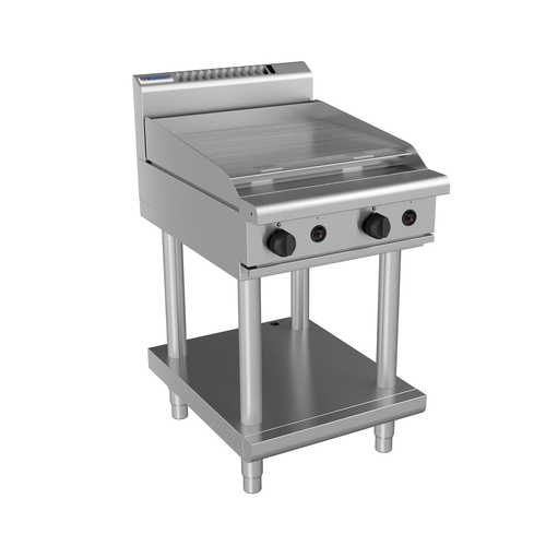 Waldorf RN8406G-LS - 600mm Gas Griddle on Leg Stand - RN8406G-LS