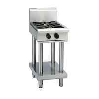 Waldorf RN8450G-LS - 2 Burner Gas Cooktop (450mm) with Leg Stand  - RN8450G-LS