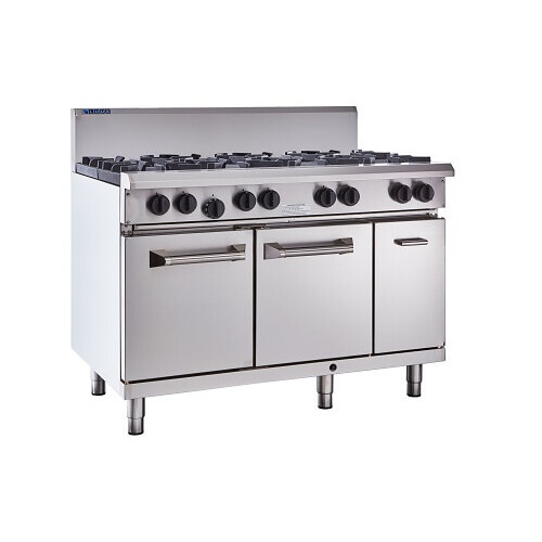 Luus RS-8B - 8 Open Burners with Oven - RS-8B