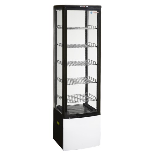 Ics Pacific Como Black Floor Standing Fridge - RT280LB-R290